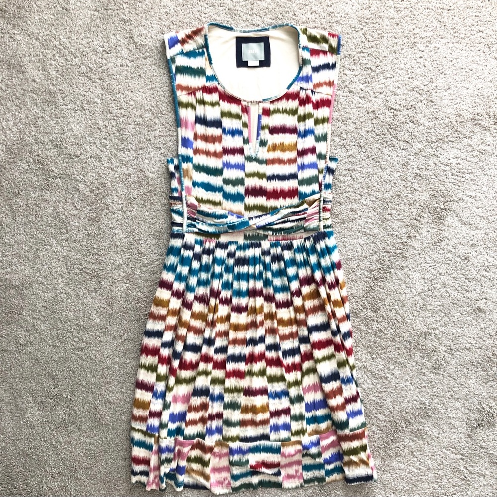 Anthropologie Maeve Sennebec Striped Dress